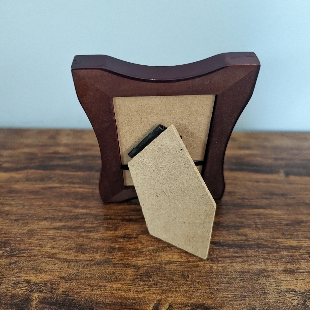 FREE WITH PURCHASE- Small Wooden Picture Frame - Picture 2 of 4